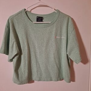 Champion Mint Green Cropped Tee